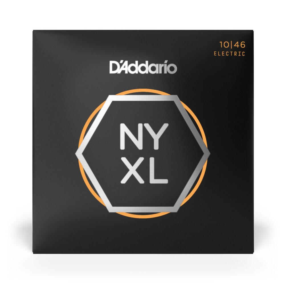 NYXL1046_detail1_hi-res-scaled-1.jpg D'Addario NYXL1046 Nickel Wound Electric Guitar Strings, Regular Light, 10-46 - Image 1