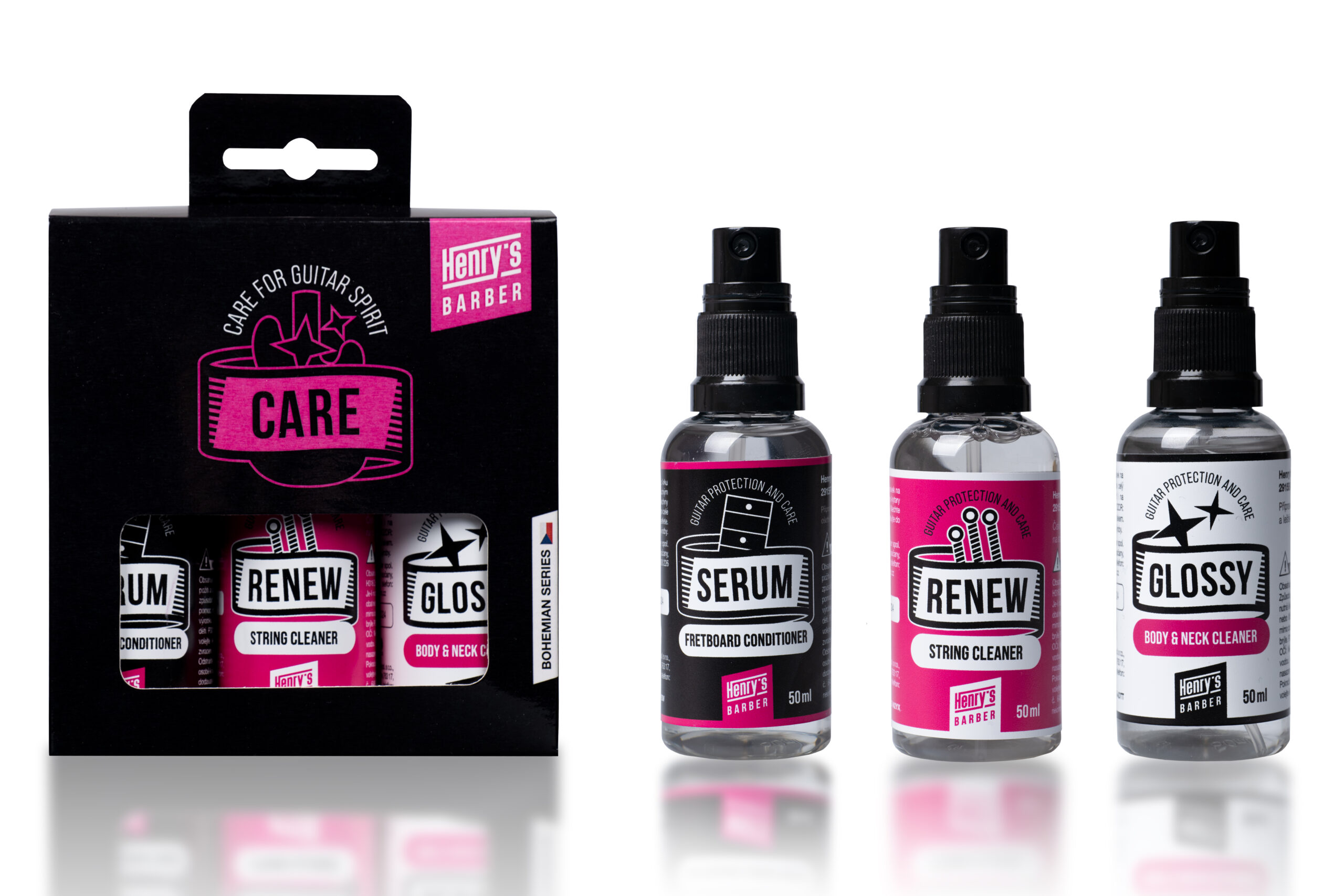 HEC2915SET_01 HENRY'S Barber Cosmetics 2915SET Σετ Περιποίησης Κιθάρας, 3 τεμ. - Image 1