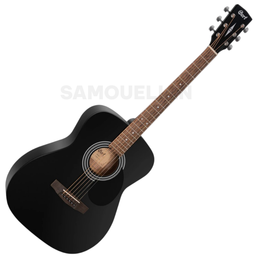 af510bks Ακουστική Κιθάρα Cort AF510 Concert Black Satin - Image 1