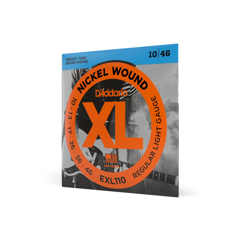 D'Addario EXL110 Nickel wound Electric Guitar Strings | Regular Light 10-46 - Image 2