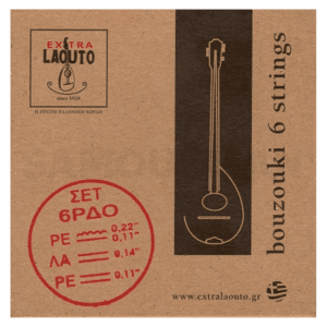 Extra Laouto Set 6-Χορδου Μπουζουκιού-0.11 | Χορδές για Τρίχορδο Μπουζούκι