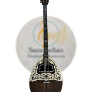 Alternative view of Handmade Four-String Bouzouki BZ – Brown Satin Finish