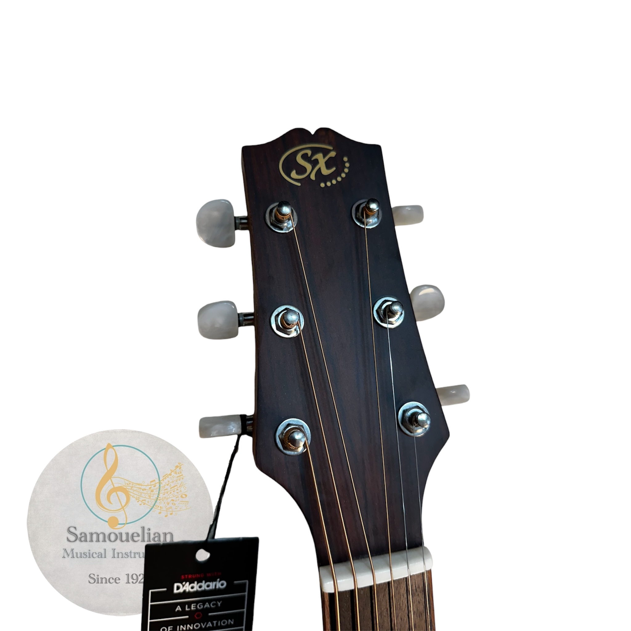 Acoustic Guitar SX DG30R with Solid Cedar Top - Image 5