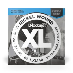 D'Addario EXL148 Nickel Wound Electric Guitar Strings, Extra-Heavy, 12-60