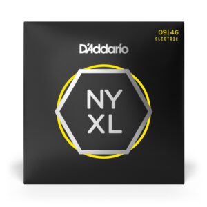 D'Addario NYXL0946 Nickel Wound Electric Guitar Strings, Super Light Top / Regular Bottom, 9-46