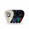 D'Addario Classic Pearl Celluloid Picks 5-Pack (0.5mm, 0.7mm & 1.0mm)