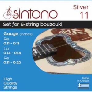 Sintono 6-String Bouzouki String Set | 3-Course Bouzouki Strings No.11