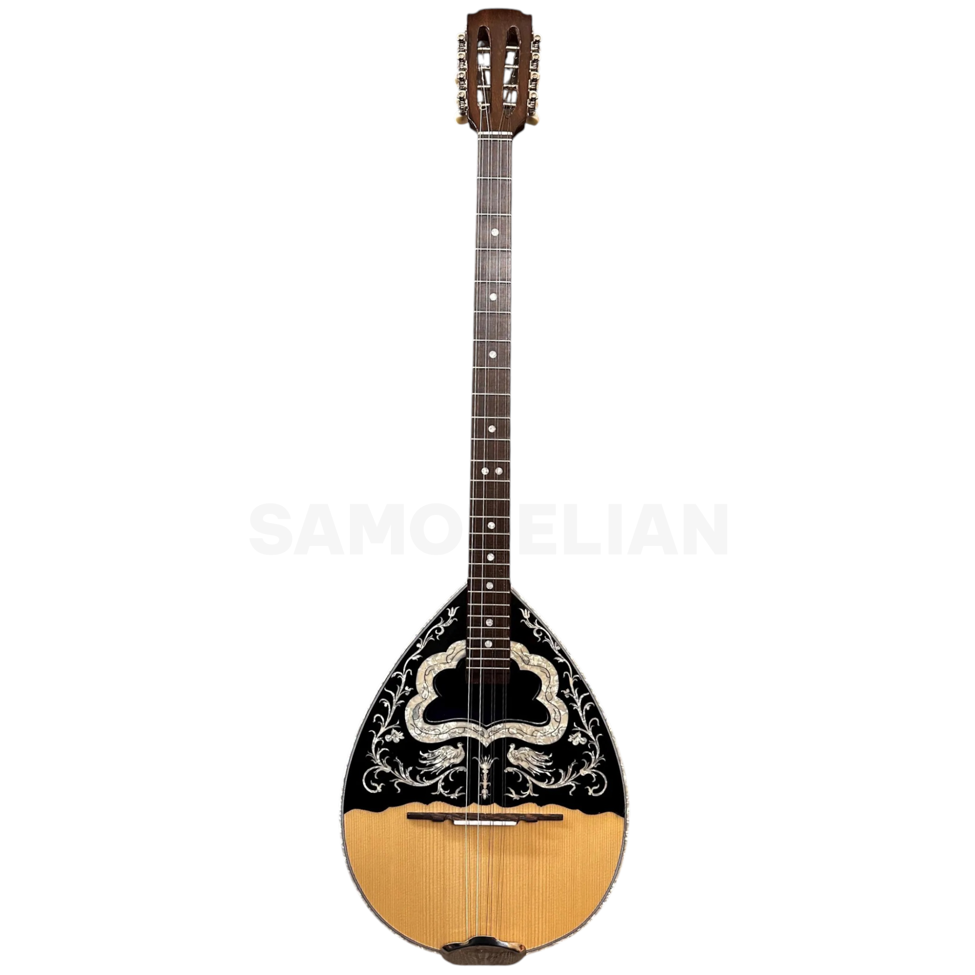 Χειροποίητο Τετράχορδο Μπουζούκι BZ Natural Σατινέ - Image 2