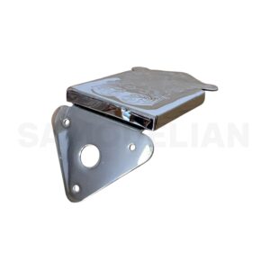 DR. PARTS MTL1/CR Silver Plated Mandolin Tailpiece Replacement