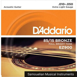 Χορδές Ακουστικής Κιθάρας D’Addario EZ900 85/15 Bronze | Extra Light 0.10-0.50