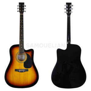 Romanza 030C Acoustic Guitar Set | Cutaway Guitar with Gig Bag, Strap and Picks - Image 3