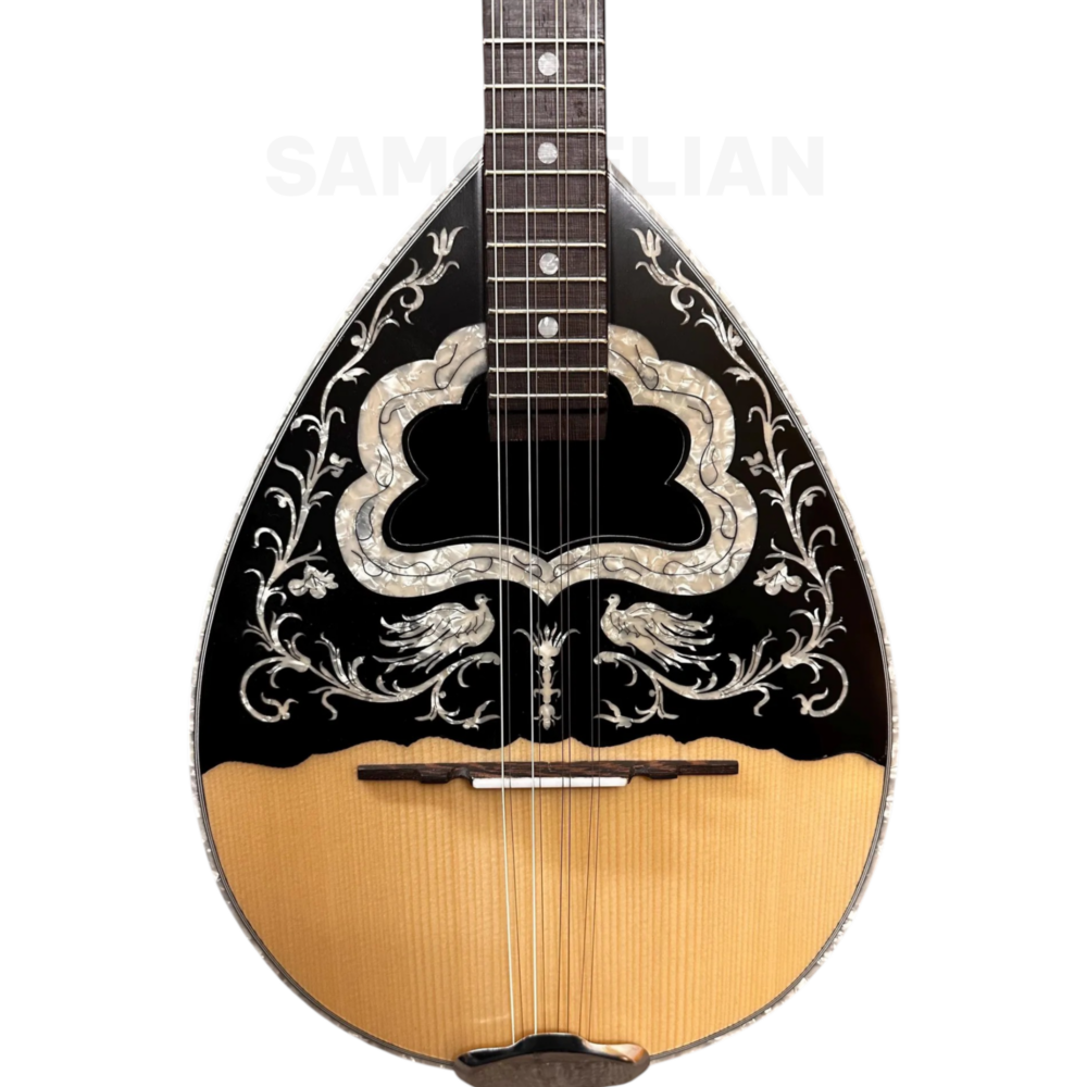 Handmade 8-String Bouzouki BZ | Natural Satin Finish