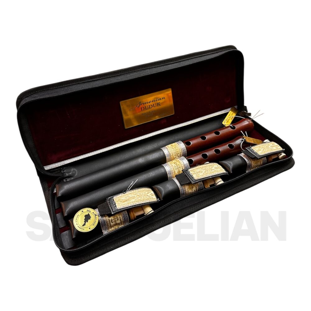 Set of Two Armenian Duduks in C and A | Apricot Wood Armenian Duduk