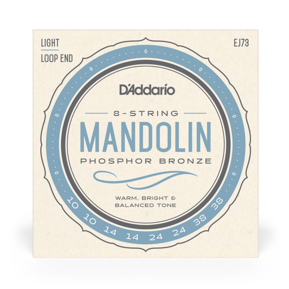 Χορδές Μαντολίνου D'Addario EJ62 | 10-34 Light, 80/20 Bronze