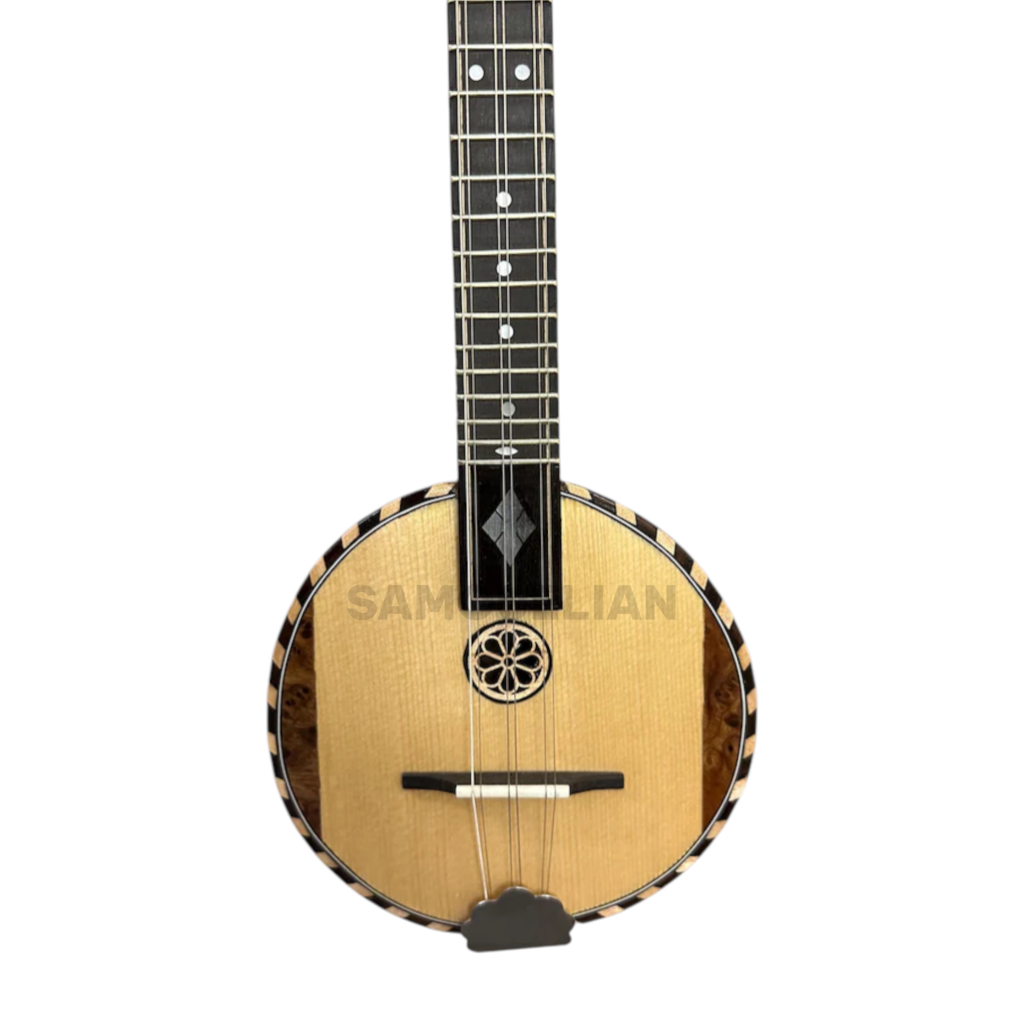 Handmade Greek Baglamas LPC | Rare, Coconut Back, Greek Baglamas