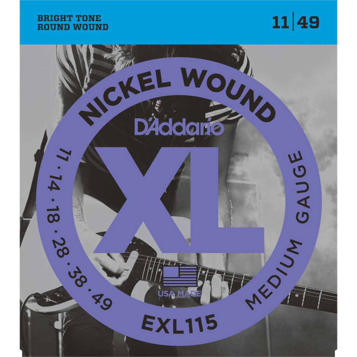 D'Addario EXL115 Nickel wound Medium 11-49