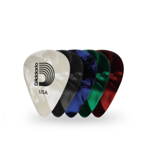 Πένες D'Addario Classic Pearl Celluloid 5-Pack (0.5mm, 0.7mm & 1.0mm)