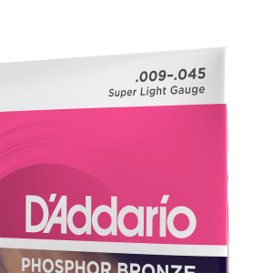 Χορδές Ακουστικής Κιθάρας D'Addario Phosphor Bronze |  9-45 Super Light - Image 2