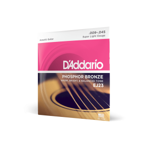 Χορδές Ακουστικής Κιθάρας D'Addario Phosphor Bronze |  9-45 Super Light - Image 3
