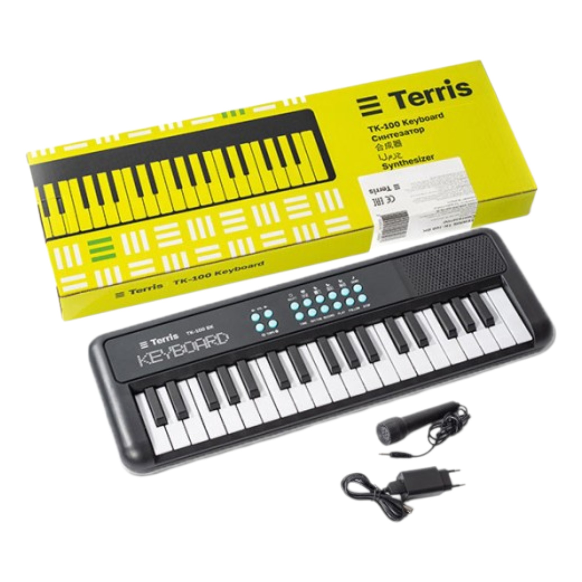 TERRIS TK-100 Black Mini Keyboard | Μικρό συνθεσάιζερ