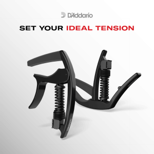 D'Addario Καποτάστο Tri-Action, Μαύρο - Image 2