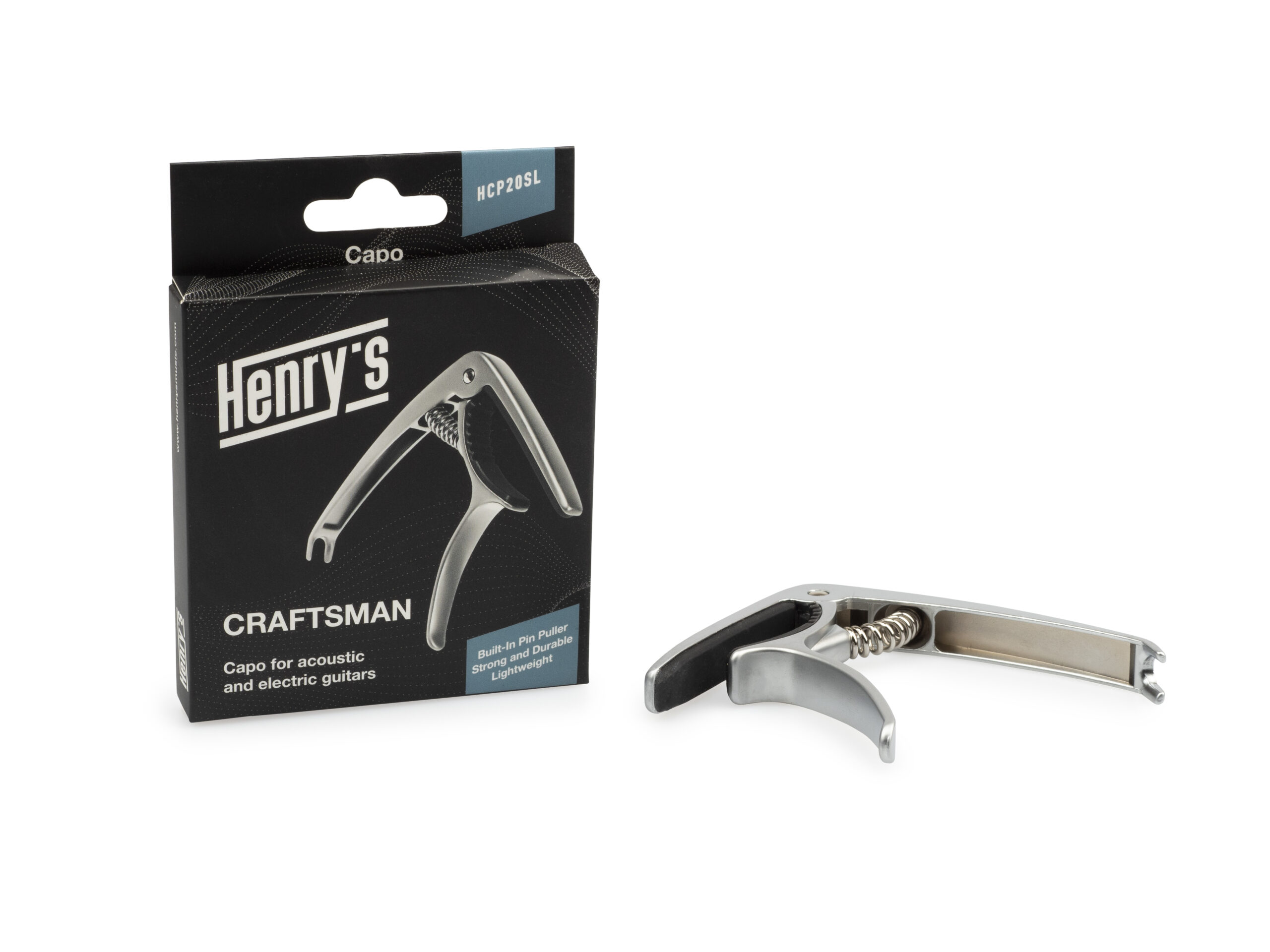 Henry's Craftsman HCP20 Καποτάστο, Ασημί