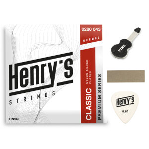 Henry's Χορδές Κλασικής Κιθάρας, Nylon Silver, Normal Tension