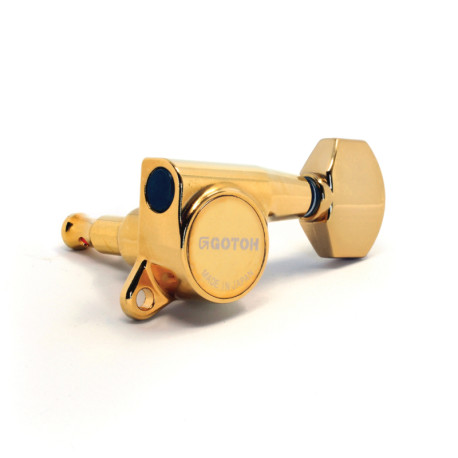 GOTOH® SG381 Machine Heads 6x1 Small Button 1:16 Gold