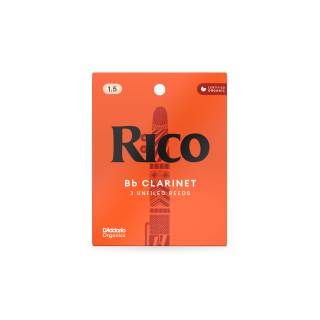 Rico Organic Bb Clarinet Reed RCA1020 | Number 2.0 (1 piece)