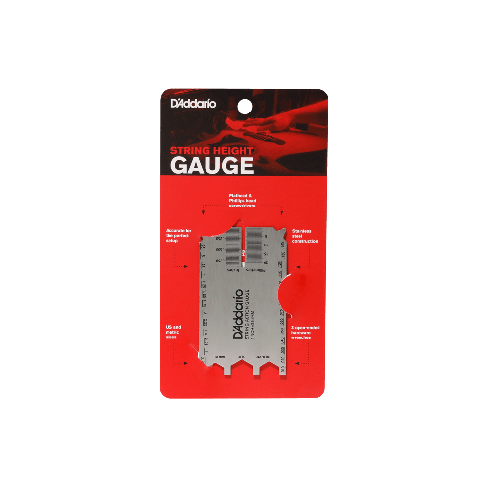 D'Addario Μετρητής Ύψους Χορδών (String Height Gauge)