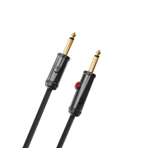 D'Addario Circuit Breaker PW-AGL-15 Latching Instrument Cable, 15 ft (4.5 m)